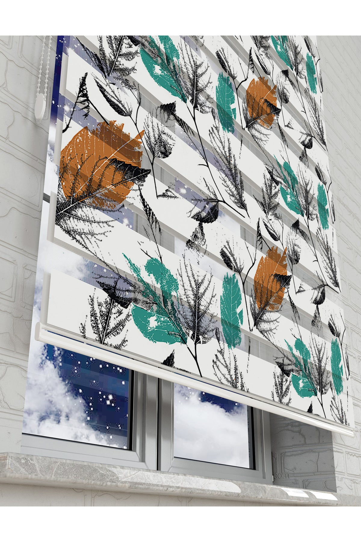 çocuk odası zebra perde