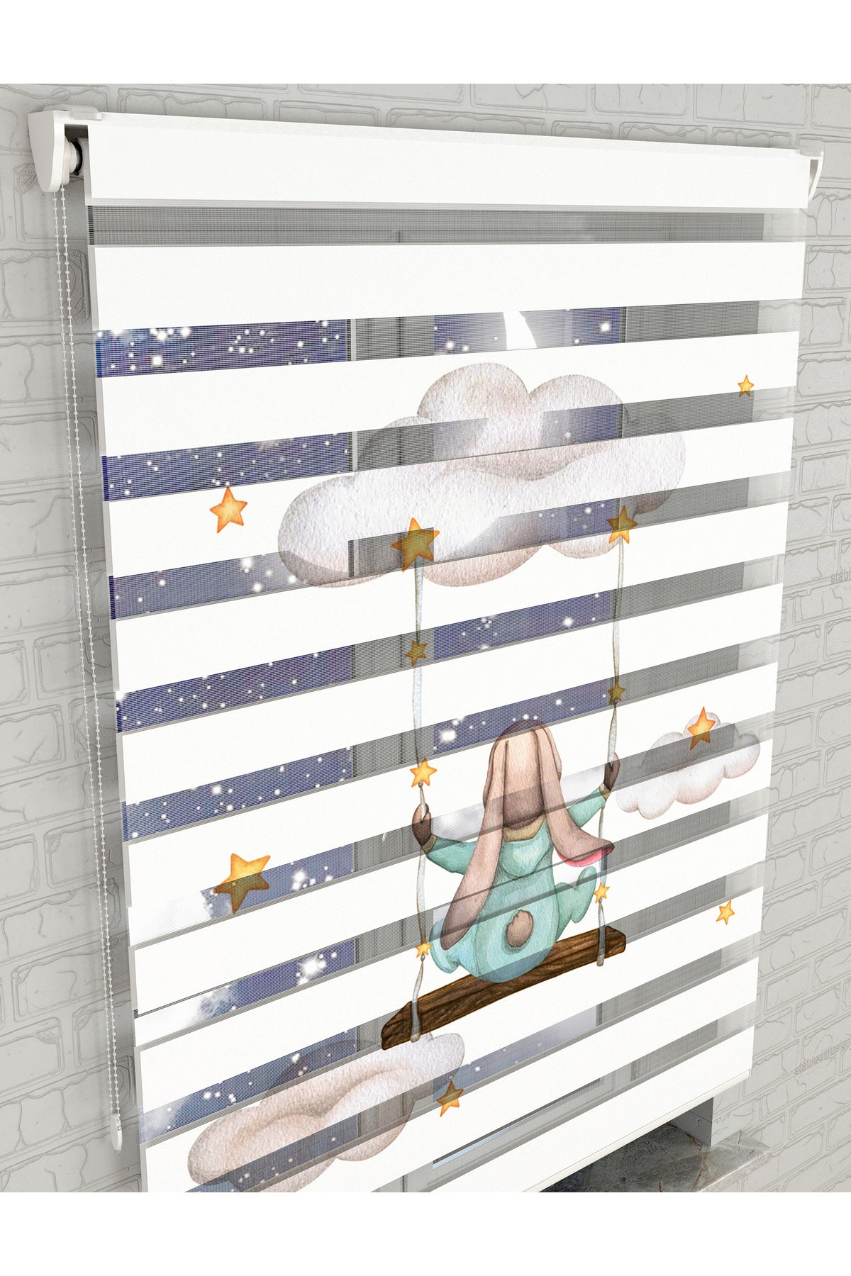 dijital baskılı zebra perde