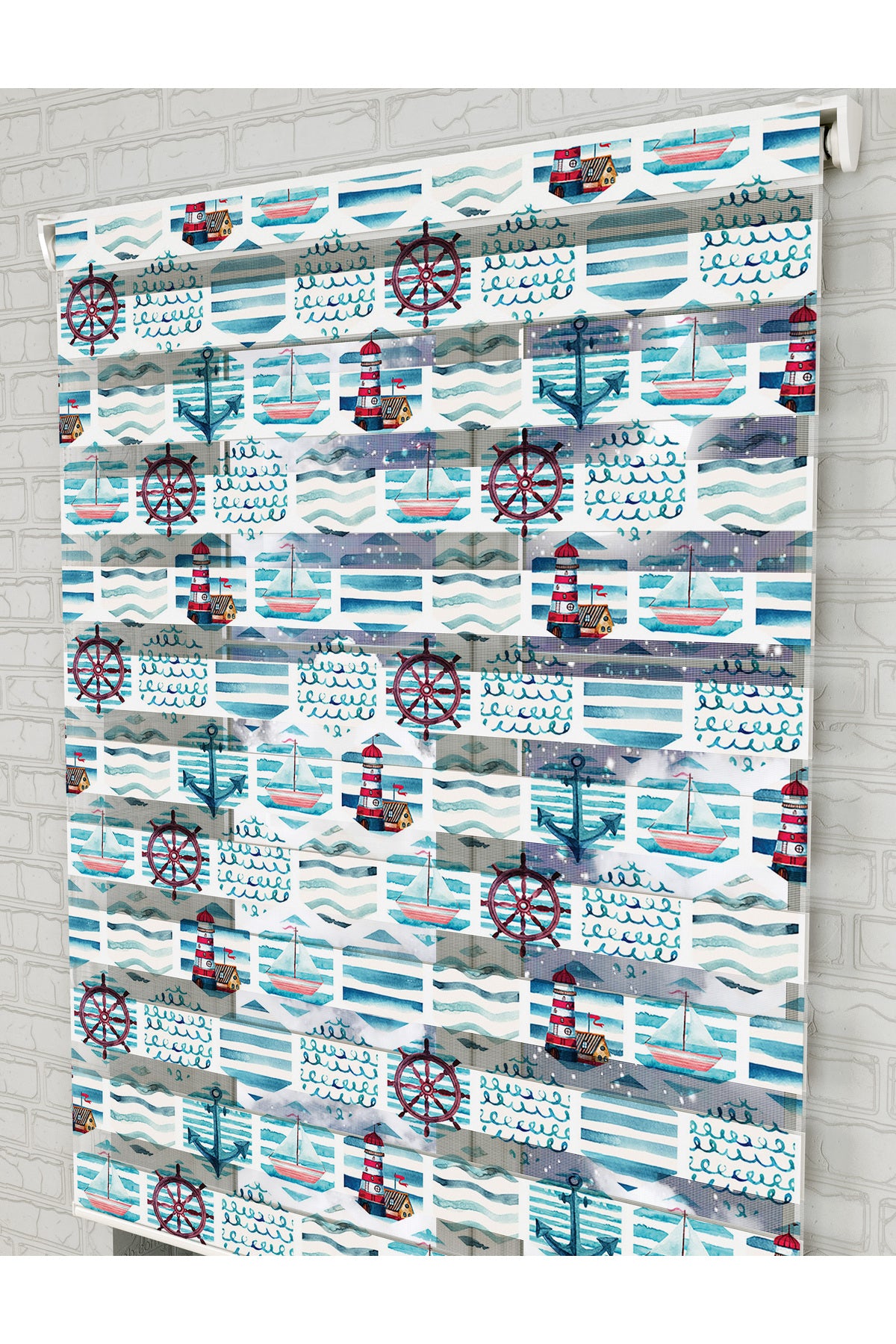 bebek odası zebra perde