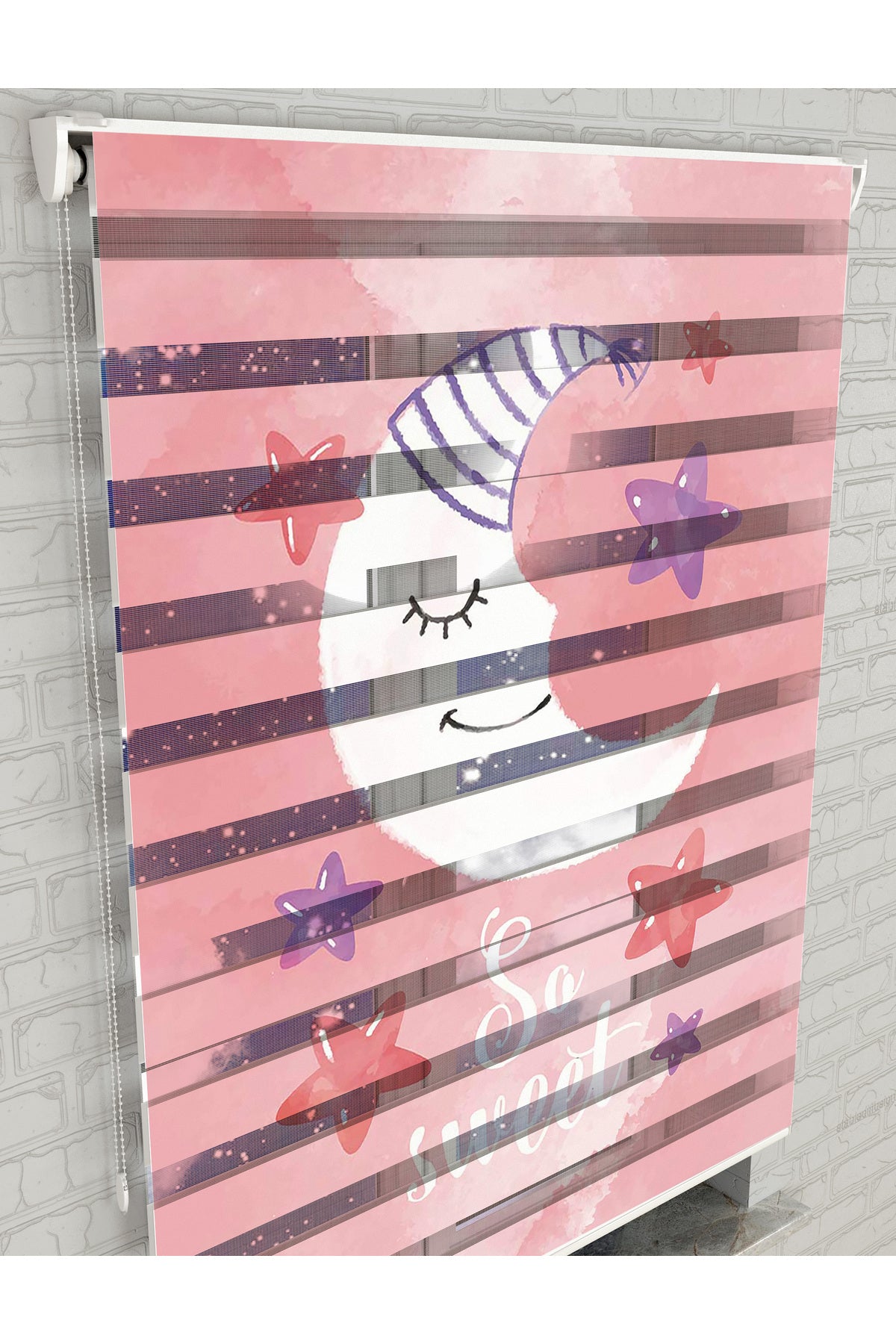 dijital baskılı zebra perde