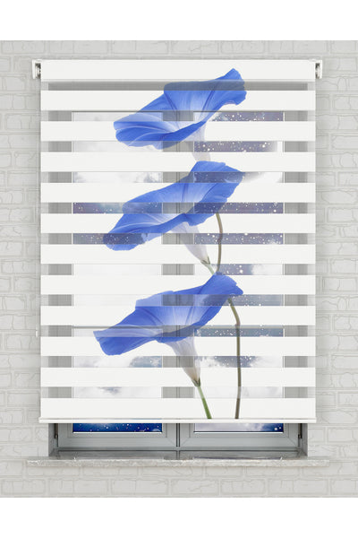 baskılı zebra perde