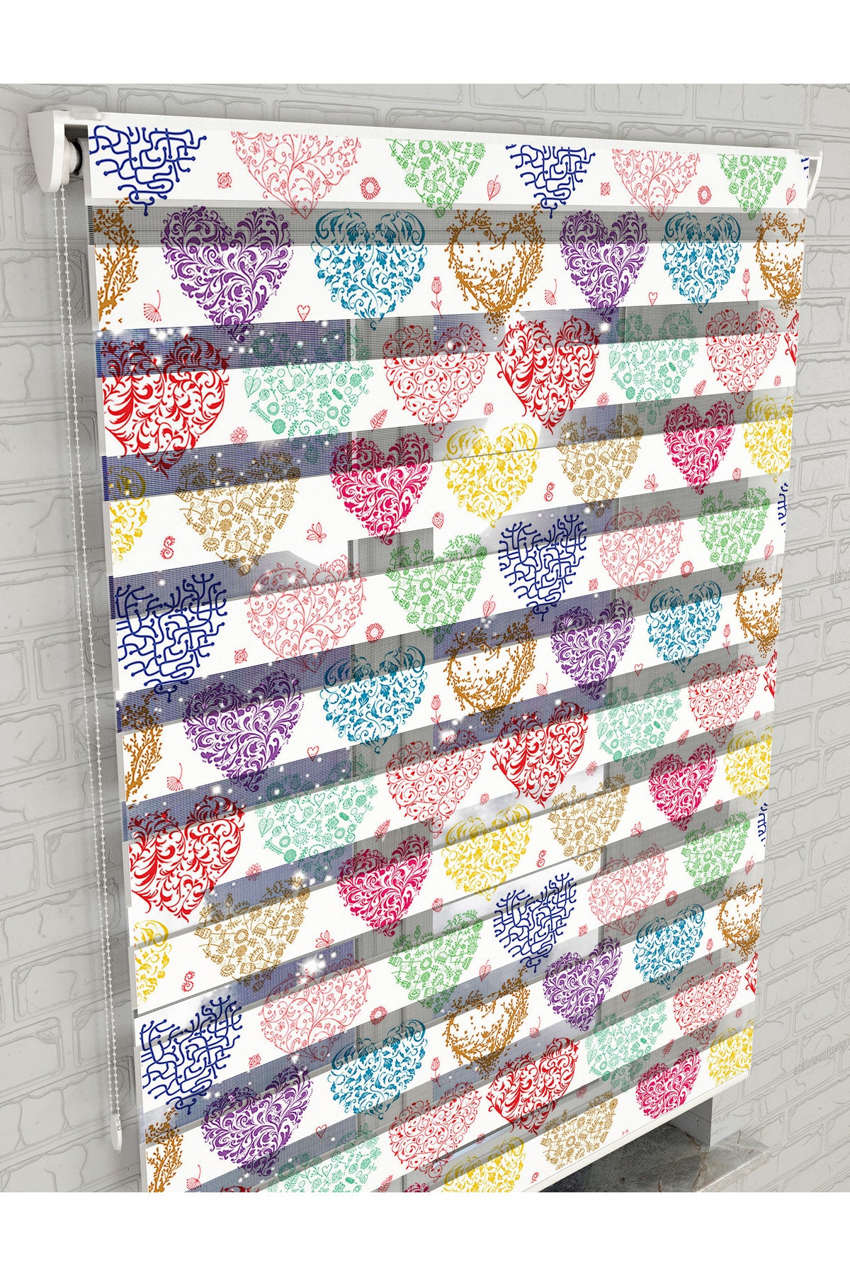 dijital baskılı zebra perde