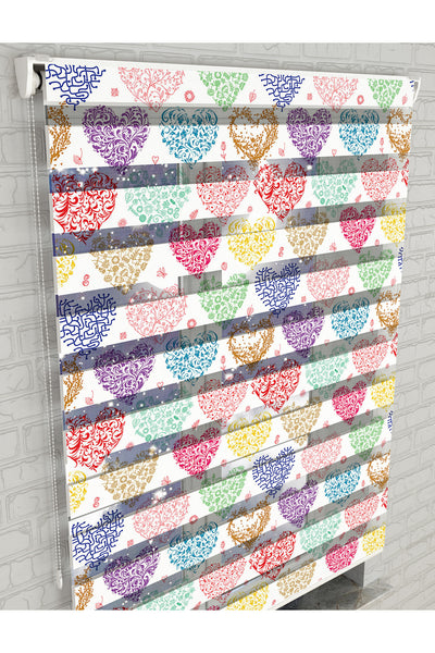 dijital baskılı zebra perde