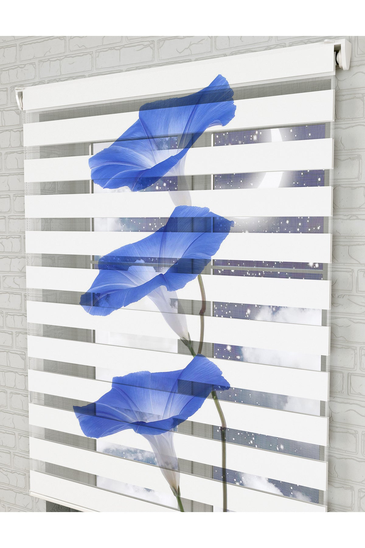 bebek odası zebra perde