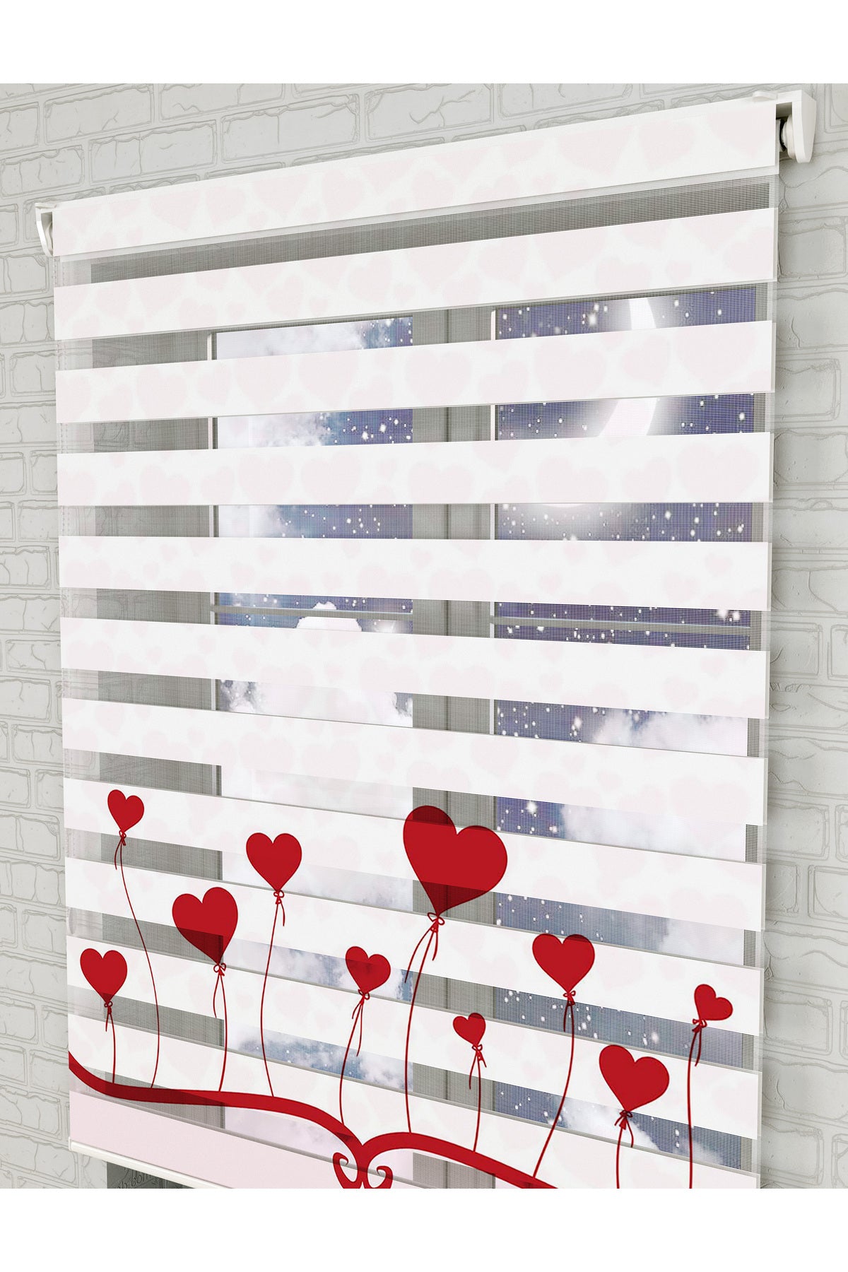 bebek odası zebra perde