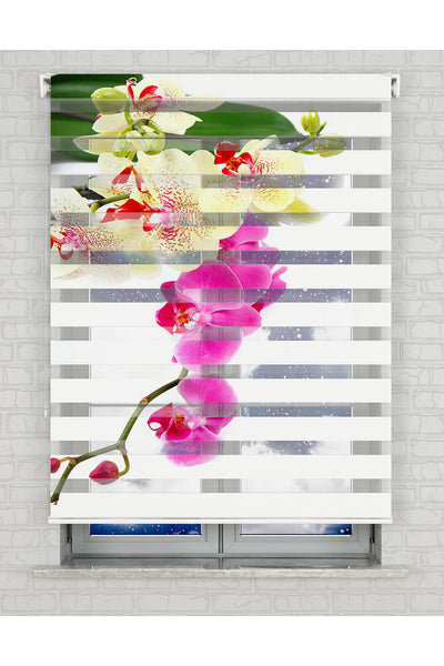 baskılı zebra perde