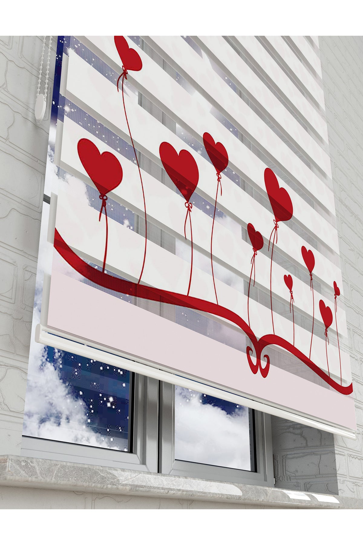 çocuk odası zebra perde