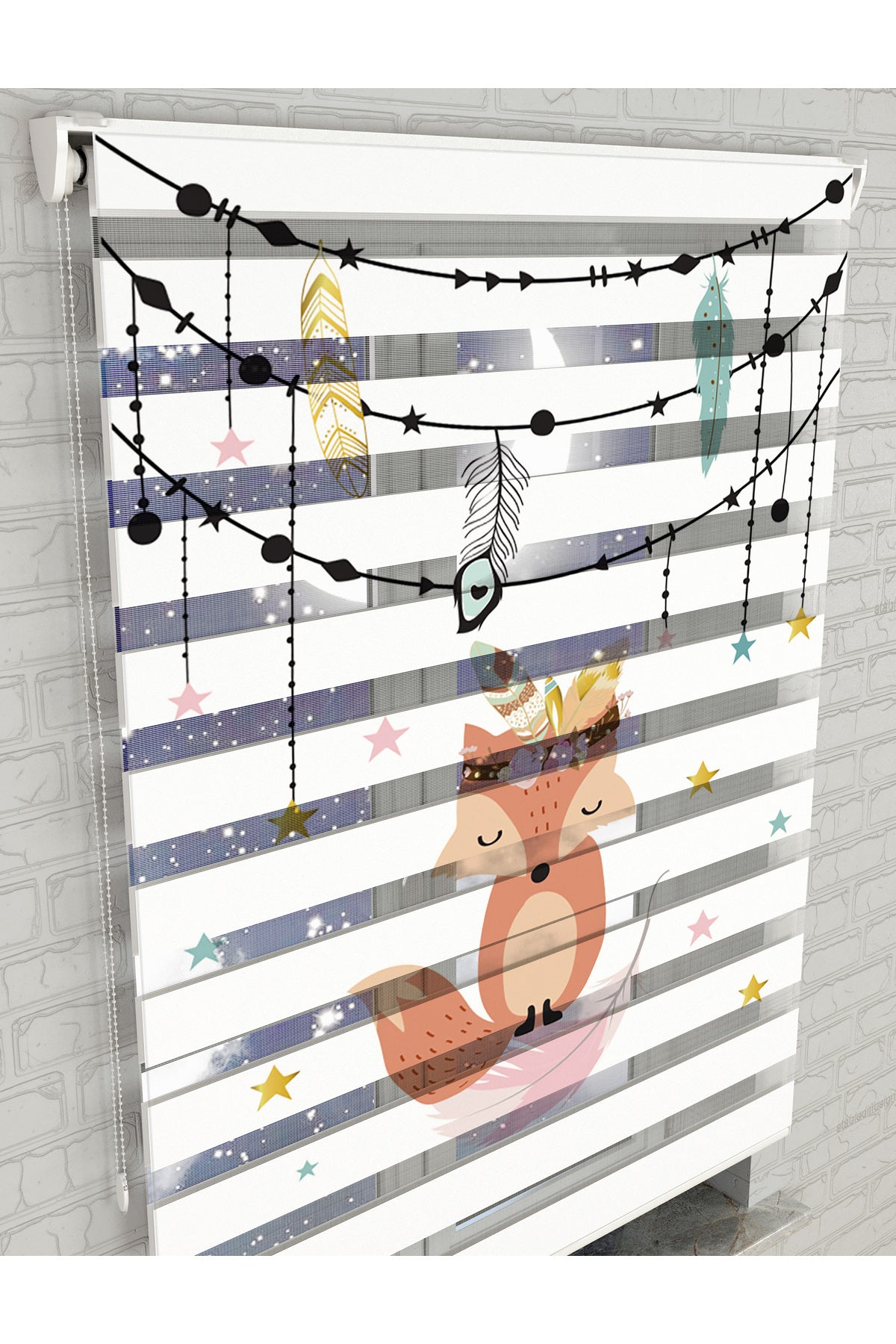 dijital baskılı zebra perde