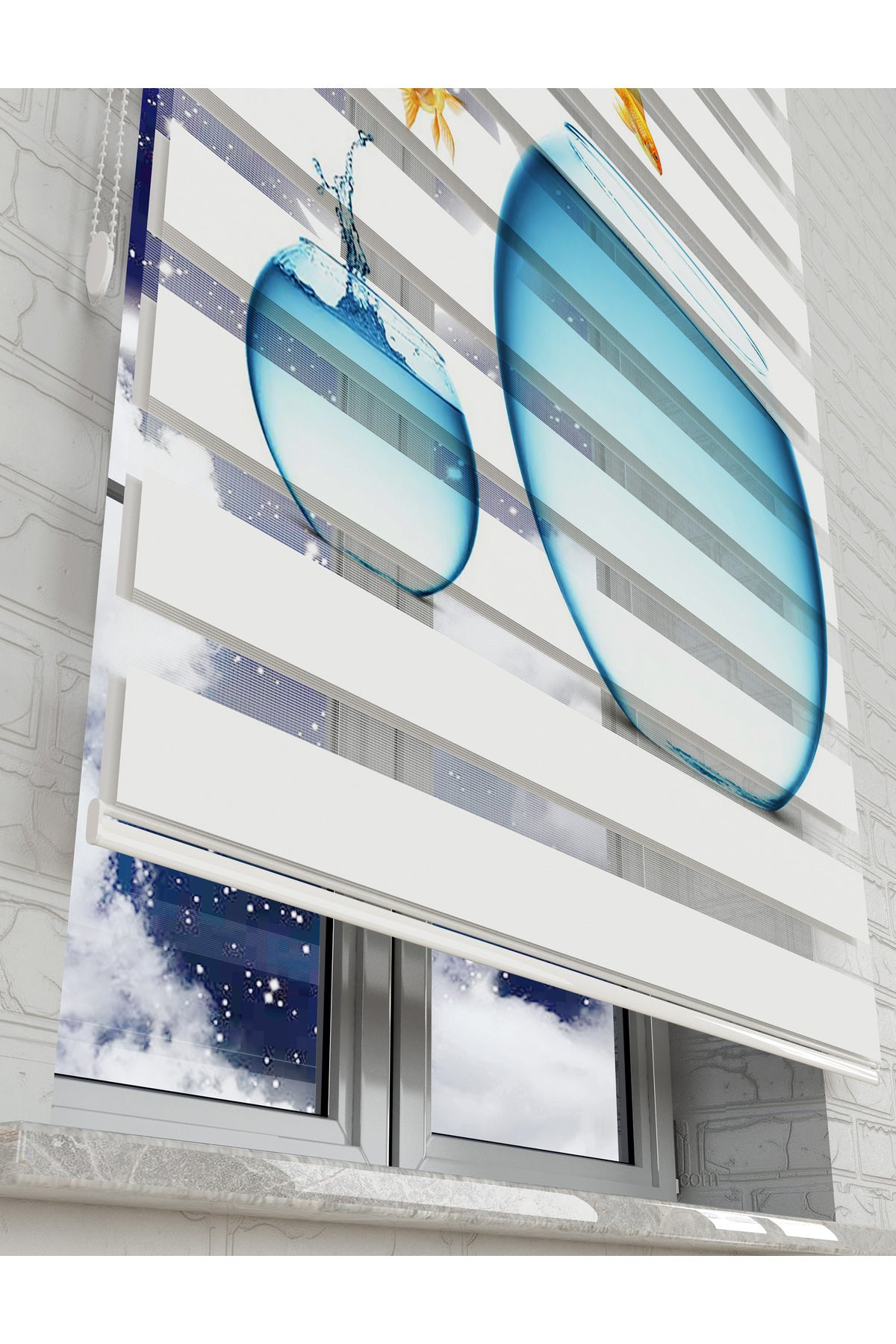 çocuk odası zebra perde