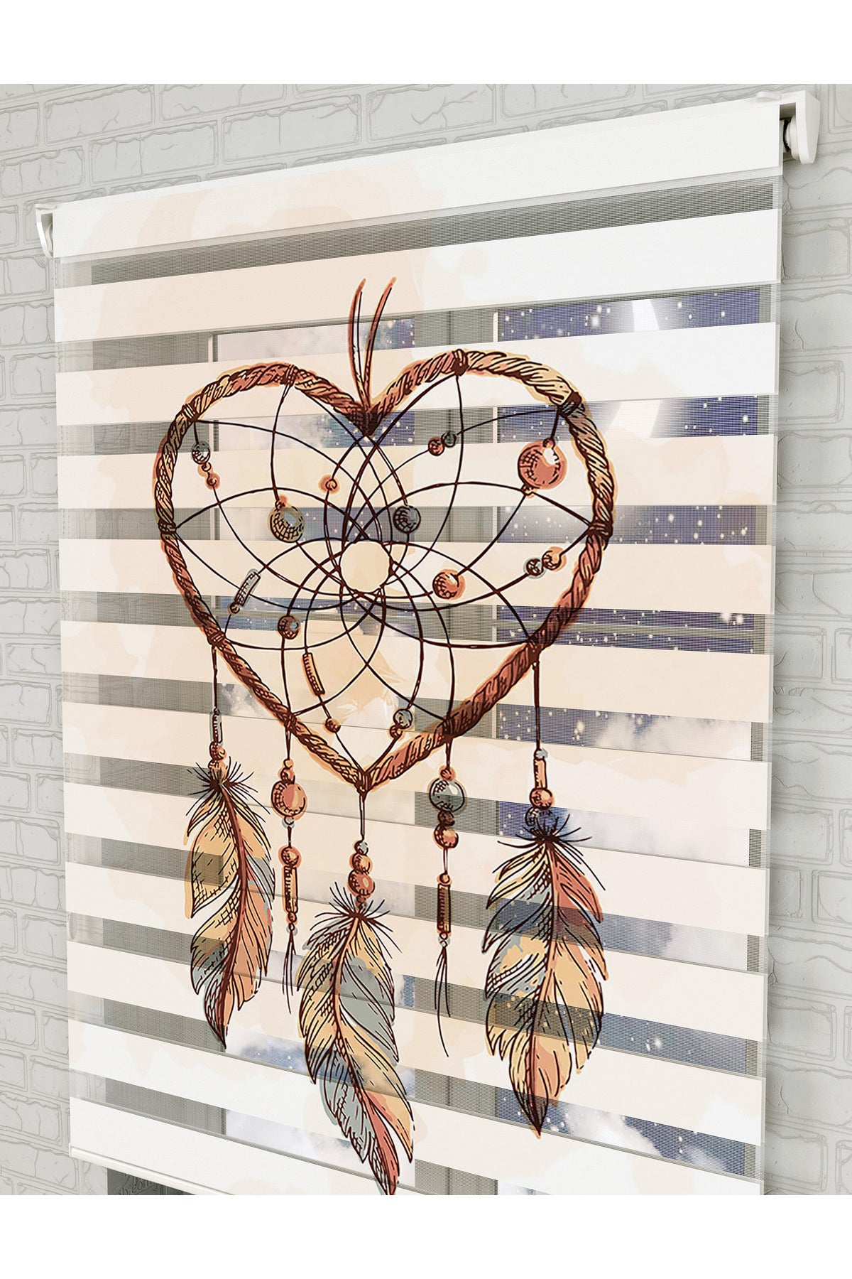 bebek odası zebra perde