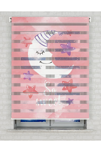 baskılı zebra perde