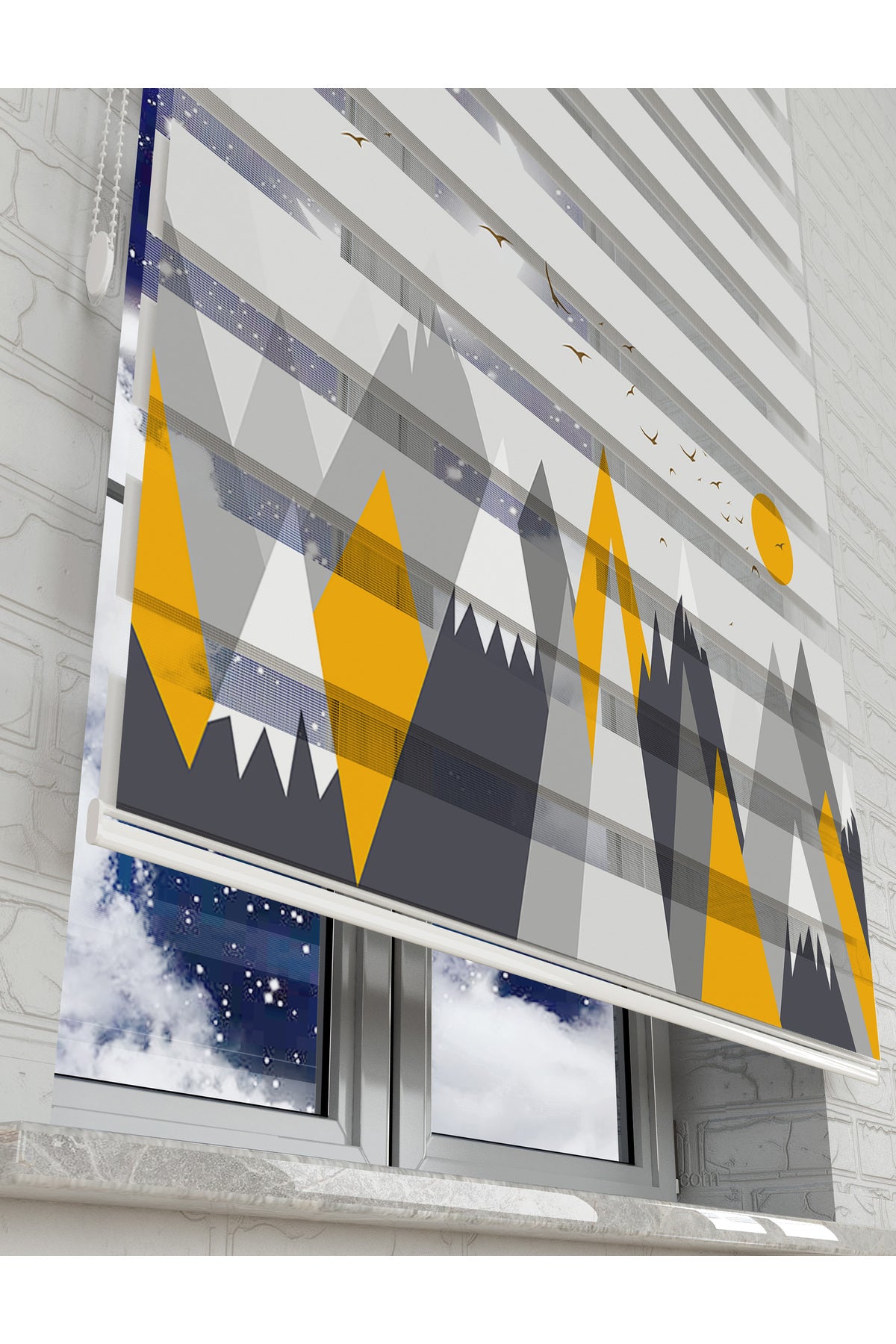 çocuk odası zebra perde