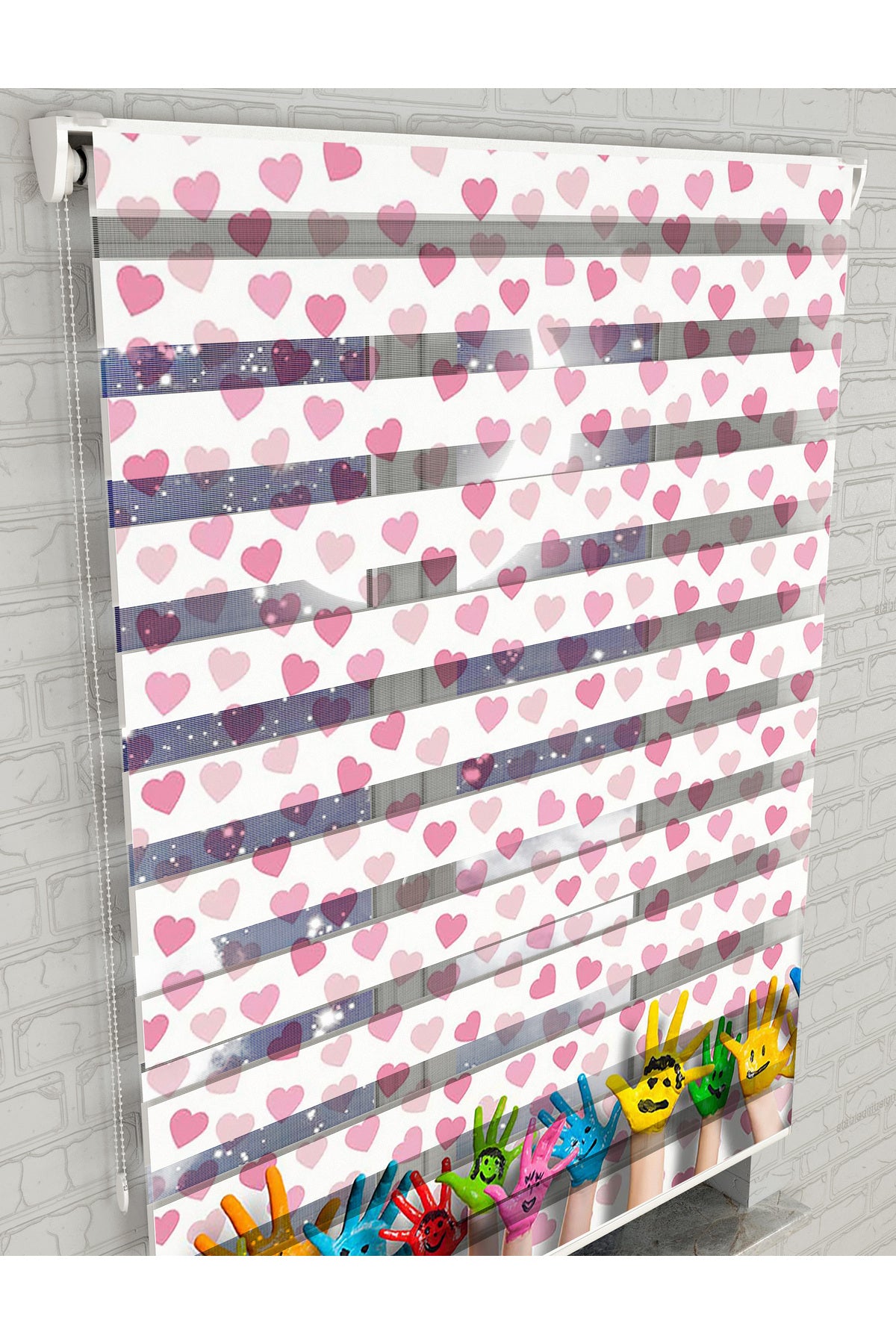 dijital baskılı zebra perde