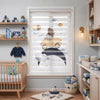 Sevimli Ayıcık Bebek Odası Zebra Stor Perde