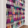 Renkli Mandala Üçgen Patchwork Salon Zebra Stor Perde – ürün görseli 5