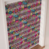 Pembe Mor Mandala Etnik Patchwork Salon Zebra Stor Perde – ürün görseli 3