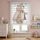Pembe Pelerinli Ayıcık Ay Yıldız Suluboya Zebra Stor Perde