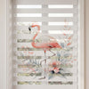 Pembe Flamingo Pastel Yapraklar Çiçekler Zebra Stor Perde – ürün görseli 5