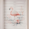 Pembe Flamingo Pastel Yapraklar Çiçekler Zebra Stor Perde – ürün görseli 6
