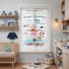 Denizci Çocuk İsimli Bebek Odası Zebra Stor Perde