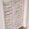 Pembe Güllü Patchwork Dörtgenler Zebra Stor Perde – ürün görseli 3