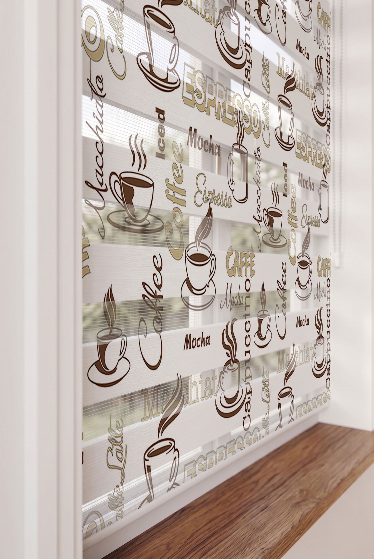 Coffee - Kahve Mutfak Zebra Stor Perde – ürün görseli 5