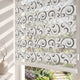 Siyah Kıvrımlı Spiral Motifler Salon Zebra Stor Perde