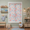 Kırmızı Mavi Bej Yıldız Deseni Genç Odası Zebra Stor Perde – ürün görseli 7