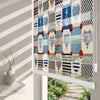 Çizgili Kalpli Denizci Patchwork Genç Odası Zebra Stor Perde – ürün görseli 2