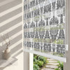 Siyah Beyaz Ornament Desen Salon Zebra Stor Perde – ürün görseli 2