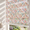 Renkli Soft Tonlu Damask Desen Salon Zebra Stor Perde