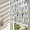 Siyah Gri Çizgili Damask Desen Salon Zebra Stor Perde – ürün görseli 2