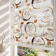 Kahve Lekesi Halkaları ve Çekirdekler Zebra Stor Perde