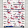Flamingo Baskılı Zebra Perde -Mutfak Perdesi - AD HOME Tekstil