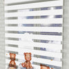 Gökkuşağı ve Sevimli Ayıcıklar Baskılı Zebra Perde - Bebek Odası Perdesi - AD HOME Tekstil