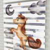 Bulutlar Unicorn Baskılı Zebra Perde - Bebek Odası Perdesi, Çocuk Odası Perdesi - AD HOME Tekstil