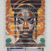 African Women Baskılı Zebra Perde - Oturma Odası Perdesi, Mutfak Perdesi