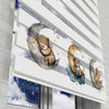 Ay Yıldızlar ve Ayıcıklar Baskılı Zebra Perde - Bebek Odası Perdesi - AD HOME Tekstil