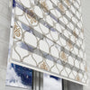 Damask Baskılı Zebra Perde -Salon Perdesi - AD HOME Tekstil