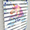 Unicorn At Baskılı Zebra Perde - Kız Çocuk Odası Perdesi, Bebek Odası Perdesi - AD HOME Tekstil