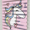 Unicorn Baskılı Zebra Perde -Bebek Odası Perdesi - AD HOME Tekstil