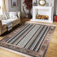 Kahverengi Kilim Motifli Yöresel Desenli Etnik Salon Halısı