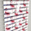 Flamingo Baskılı Zebra Perde -Mutfak Perdesi - AD HOME Tekstil