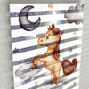 Bulutlar Unicorn Baskılı Zebra Perde - Bebek Odası Perdesi, Çocuk Odası Perdesi - AD HOME Tekstil