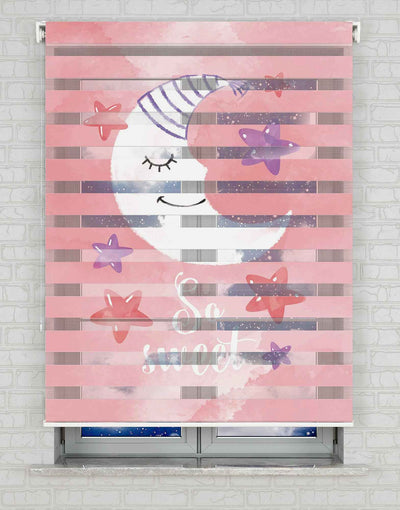 Aydede Baskılı Zebra Perde -Bebek Odası Perdesi