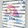 Unicorn At Baskılı Zebra Perde - Kız Çocuk Odası Perdesi, Bebek Odası Perdesi - AD HOME Tekstil