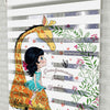 Sevimli Zürafa Baskılı Zebra Perde -Bebek Odası Perdesi - AD HOME Tekstil