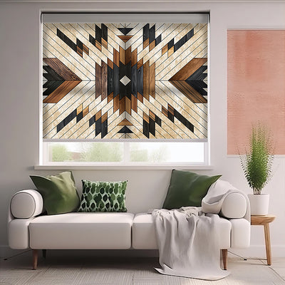 Modern Damask Baskılı Stor Perde - Güneşlik - Salon Perde, Mutfak Perde, Yatak Odası Perde,