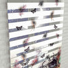 Kelebekler ve Çiçekler Baskılı Zebra Perde - Salon Perdesi - AD HOME Tekstil