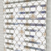 Damask Baskılı Zebra Perde -Salon Perdesi - AD HOME Tekstil